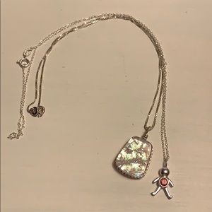 Sterling silver necklace lot